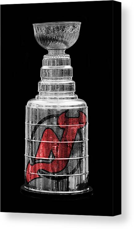 Hockey Canvas Print featuring the photograph Stanley Cup New Jersey by Andrew Fare