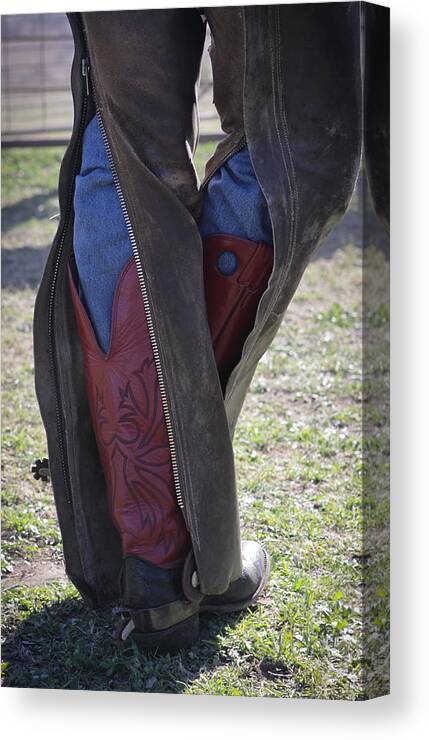 Texas Style Canvas Print featuring the photograph Style by Diane Bohna