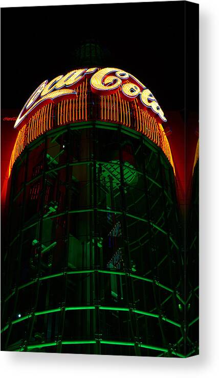 Coca Cola Canvas Print featuring the photograph The Real Big Thing by David Lee Thompson