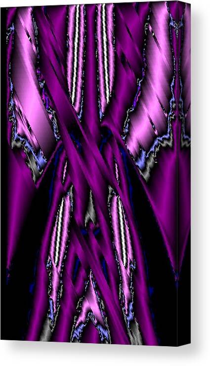  Canvas Print featuring the digital art Untitled #39 by Mary Russell