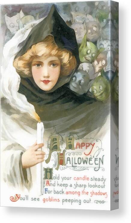 Unknown Canvas Print featuring the photograph A Happy Halloween by Unknown