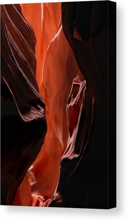 Antelope Canyon Canvas Print featuring the photograph Illuminations by Michael Dawson