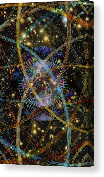 Sourcery Canvas Print featuring the digital art Sourcerer by Kenneth Armand Johnson