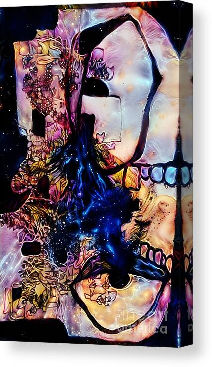 Contemporary Art Canvas Print featuring the digital art 1 by Jeremiah Ray