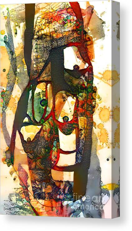 Contemporary Art Canvas Print featuring the digital art 89 by Jeremiah Ray