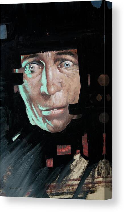 Confusion Canvas Print featuring the painting Confusion by Hans Egil Saele