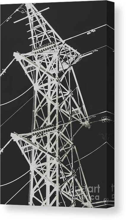 Energy Canvas Print featuring the photograph Current inverted by Jorgo Photography