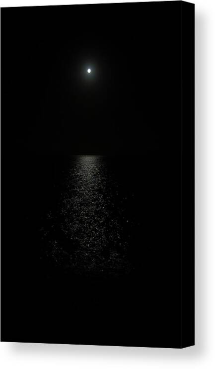 Darkness Canvas Print featuring the photograph Darkness Darkness by Micah Offman