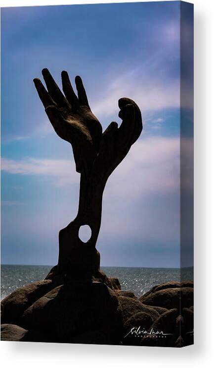 Hands Canvas Print featuring the photograph Prayer by Silvia Marcoschamer