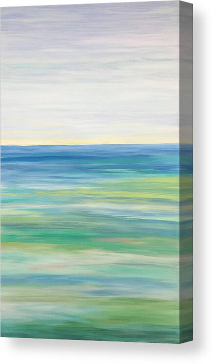  Canvas Print featuring the digital art Seaside Wonder by Linda Bailey