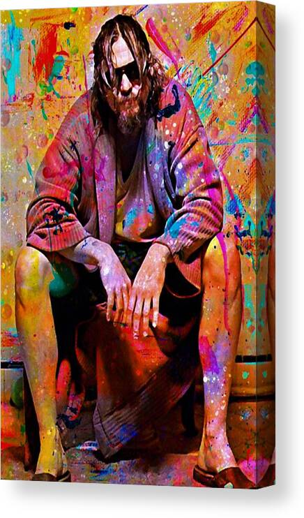 The Big Lebowski Canvas Print featuring the photograph The Dude Abides by Rob Hans