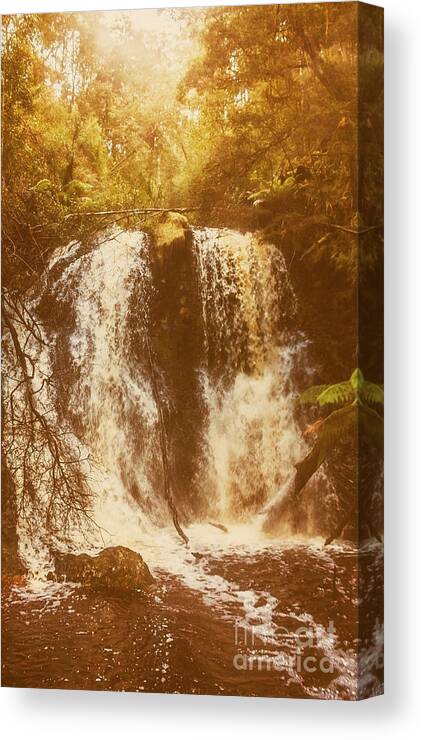 Landscape Canvas Print featuring the photograph Wonder Fall by Jorgo Photography