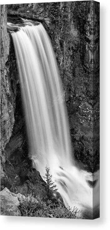 Tumalo Falls Canvas Print featuring the photograph Tumalo Falls #1 by Chris McKenna