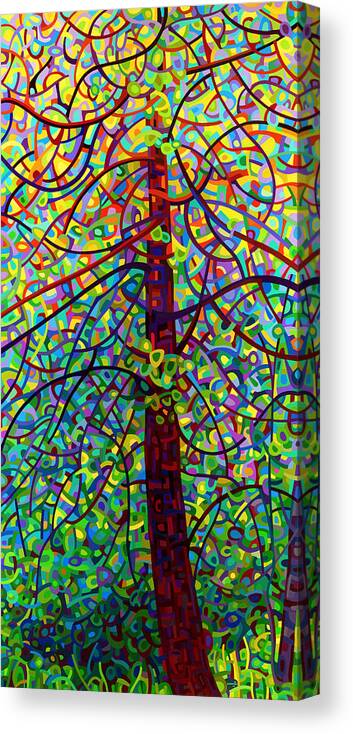 Art Canvas Print featuring the painting Kaleidoscope by Mandy Budan