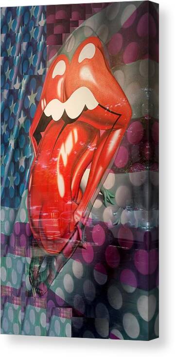 Andy Warhol Canvas Print featuring the photograph American Tounge #1 by Rob Hans