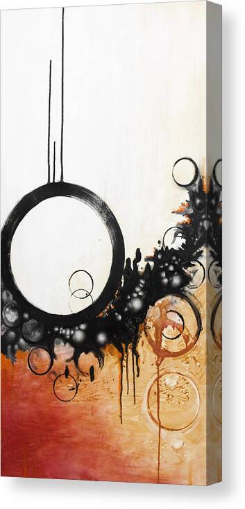 Oil Canvas Print featuring the painting Antigravity by Mike Irwin