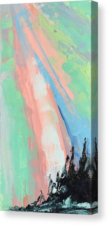 Abstract Canvas Print featuring the painting Glory by Nathan Rhoads