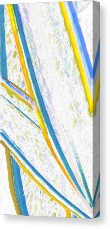 Botanical Abstract Canvas Print featuring the digital art Rhapsody In Leaves No 2 by Ben and Raisa Gertsberg