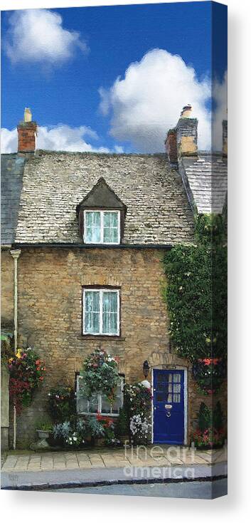 Stow-in-the-wold Canvas Print featuring the photograph The Pound Too by Brian Watt