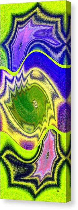 Abstract Fusion Canvas Print featuring the digital art Abstract Fusion 157 by Will Borden