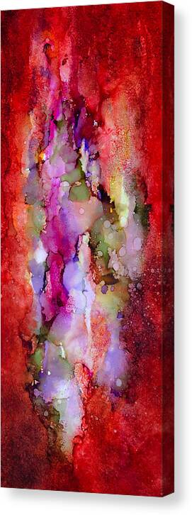 Abstract Canvas Print featuring the painting It's Complicated - A by Sandy Sandy