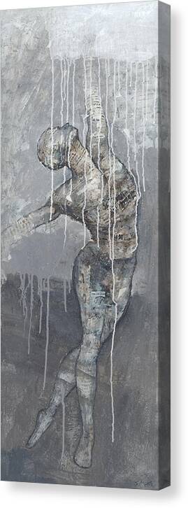 Male Canvas Print featuring the mixed media Song of Myself by Steve Mitchell