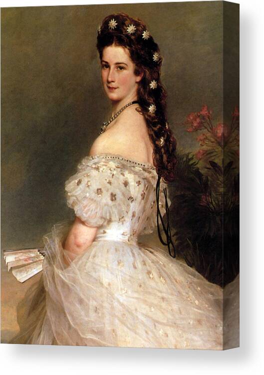 Portrait of Empress Eugenie by Painting by Franz Xaver Winterhalter -  Pixels Merch
