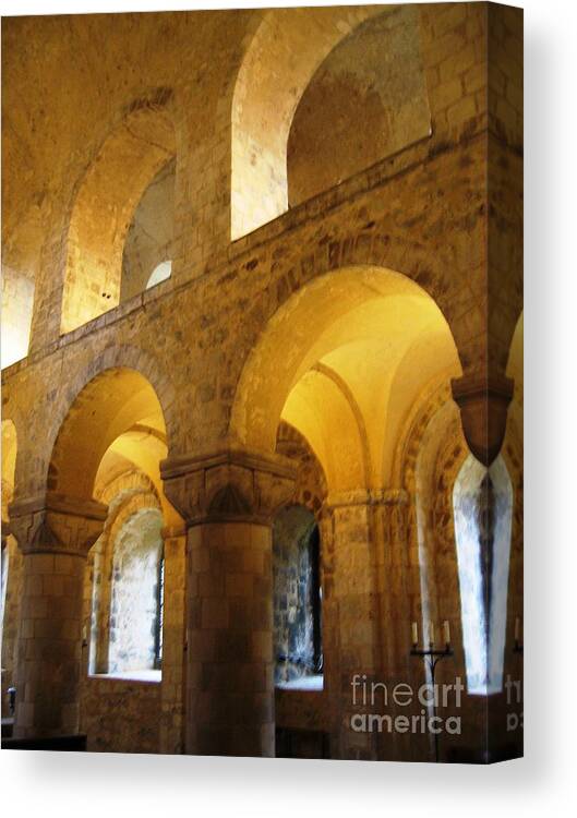St. John's Chapel Canvas Print featuring the photograph Arches by Denise Railey