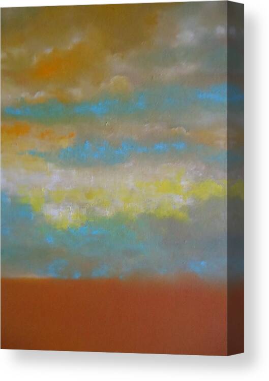 Abstract Canvas Print featuring the painting Clouds #1 by Frederick Lyle Morris - Disabled Veteran