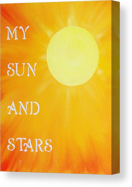 9x12 My Sun and Stars Canvas Print / Canvas Art by Michelle