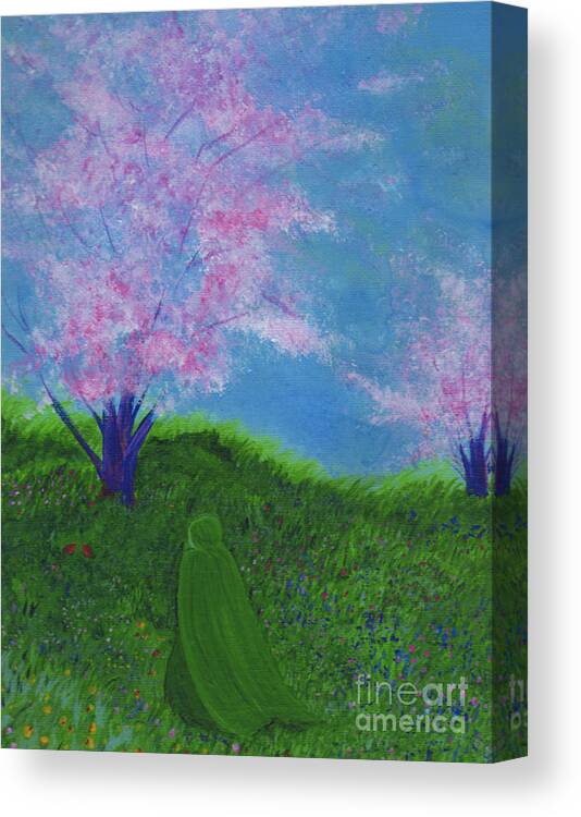 First Star Art Canvas Print featuring the painting April by jrr by First Star Art
