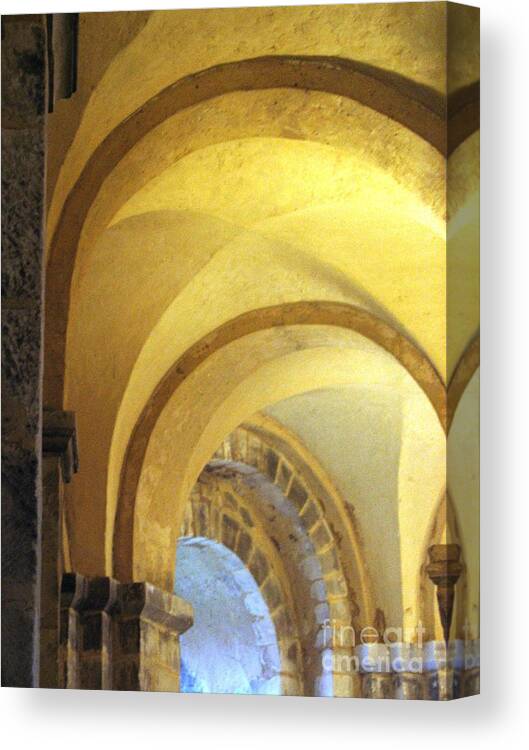 St. John's Chapel Canvas Print featuring the photograph Arched by Denise Railey