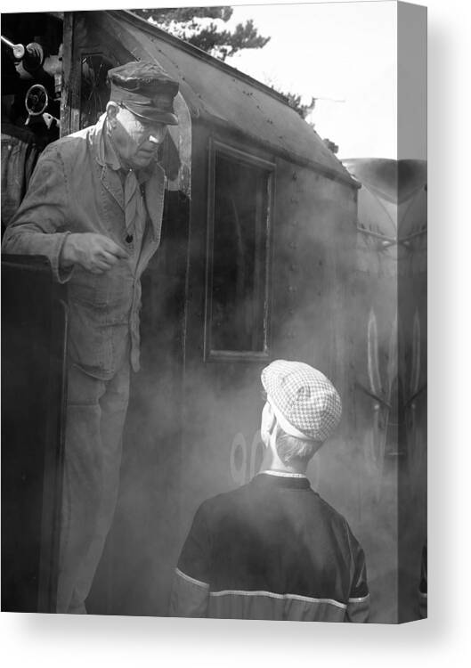 Railways Canvas Print featuring the photograph Aspirations... by Richard Denyer