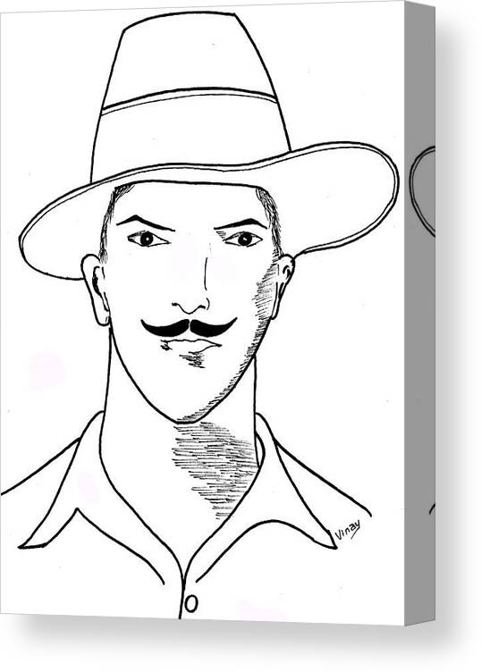 Great Pencil Of S. Bhagat Singh By Anuj A Nandgaonkar | DesiPainters.com-saigonsouth.com.vn