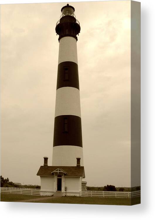 Bodie Lighthouse Canvas Print featuring the photograph Bodie Light III by Kelly Nowak