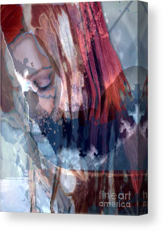 Love Canvas Print featuring the digital art Calm Surrender by Asegia