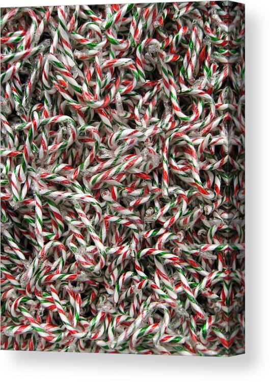 Candy Canes Canvas Print featuring the photograph Candy Canes by Rob Huntley