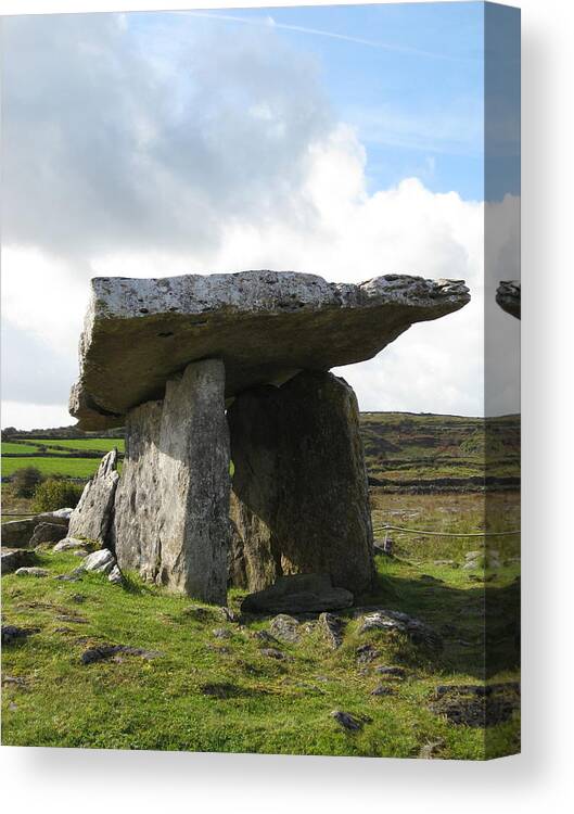 Dolmen Canvas Print featuring the photograph Celtic Portal by Barbara Von Pagel