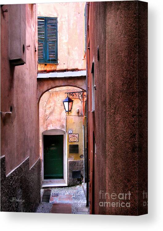 Cervo Canvas Print featuring the photograph Cervo.Italy by Jennie Breeze