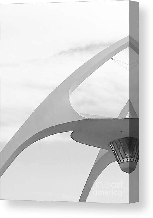 Abstract Canvas Print featuring the photograph Curved Reach by Fei A