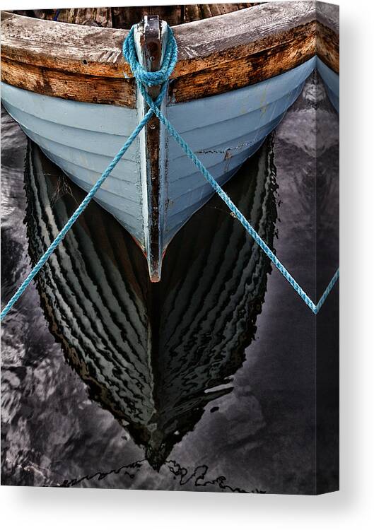 Bay Canvas Print featuring the photograph Dark waters by Stelios Kleanthous