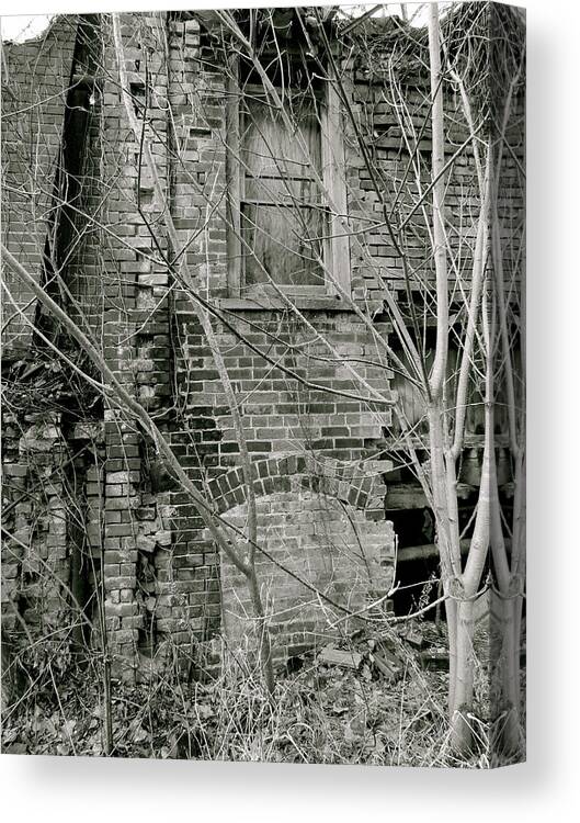 Architecture Canvas Print featuring the photograph Decay by Azthet Photography