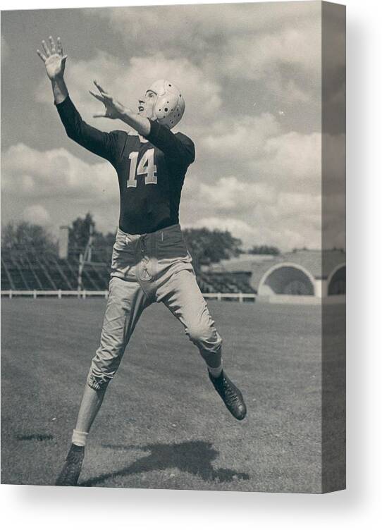 Don Canvas Print featuring the photograph Don Hutson Poster by Gianfranco Weiss