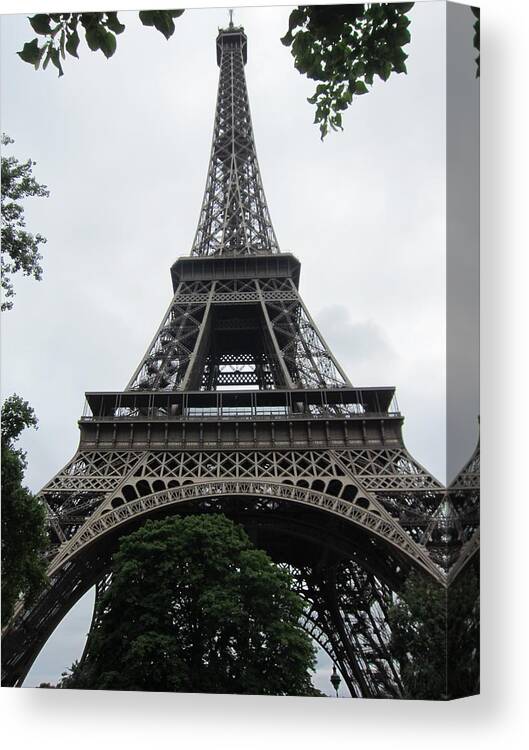 Eiffel Canvas Print featuring the photograph Eiffel Tower by Pema Hou