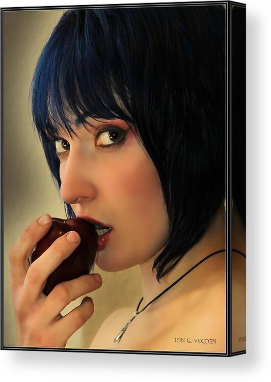 Eve Canvas Print featuring the photograph EVE by Jon Volden