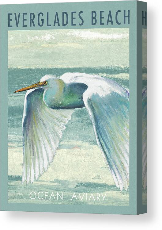Everglades Canvas Print featuring the painting Everglades Poster II by Patricia Pinto