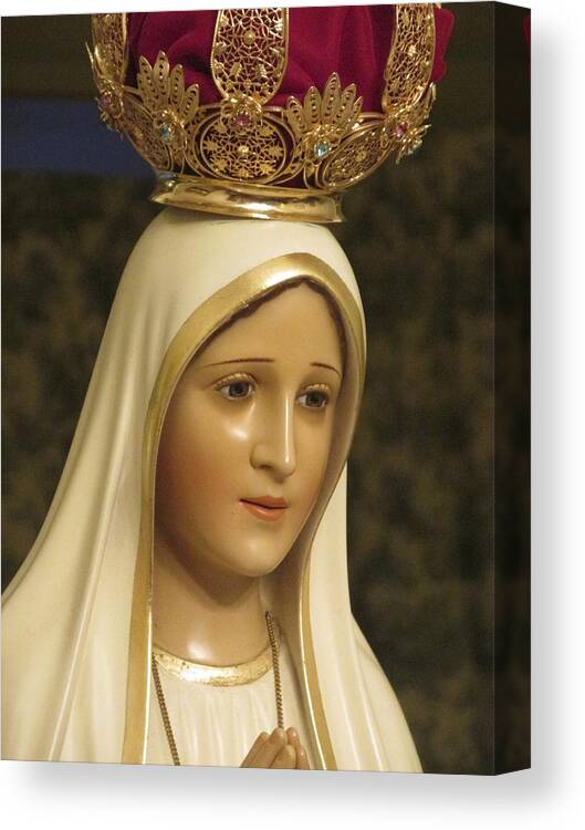 Our Lady Of Fatima Canvas Print featuring the photograph Fatima by Dana Doyle