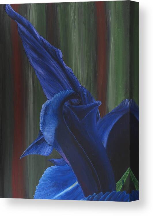 Flora Canvas Print featuring the painting Flora Series-Number 10 by Jim Harper