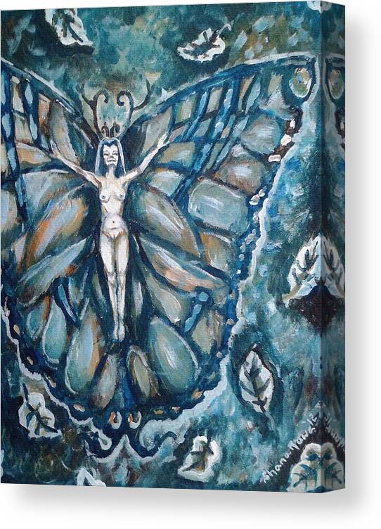Wind Canvas Print featuring the painting Free as the wind by Shana Rowe Jackson