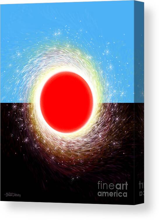 Friction Canvas Print featuring the digital art Friction by Cristophers Dream Artistry